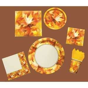  Painted Leaves Lunch Plates Toys & Games