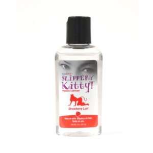  Slippery Kitty Strawberry 2oz. Lubricant Health 