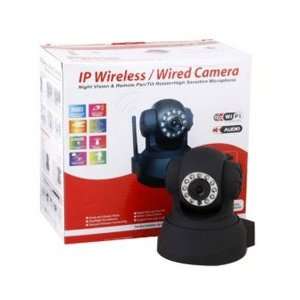   WIFI/LAN Camera with Night Vision and Pan/Tilt Motors Electronics