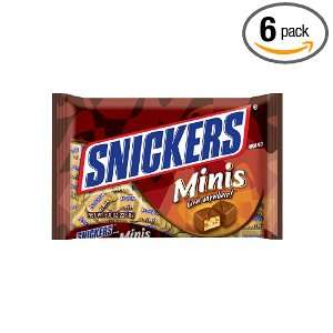 Snickers Miniatures Candy, 8 Ounce Packages (Pack of 6)  