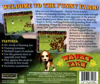 Brand New Kids PC Video Game WACKY FARM  