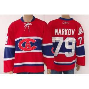 Andrei Markov Jersey Montreal Canadiens #79 Red Jersey Hockey Jersey