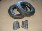 TWO New 6.50 16 Tri Rib Front Tractor Tires & Tubes