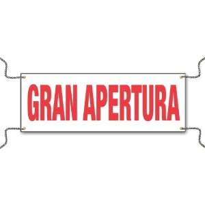   Spanish Grand Opening)   Vinyl Outdoor Banner   8x3