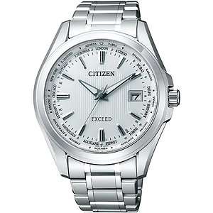 CITIZEN EXCEED CB0100 52A Eco Drive Solar power Atomic Radio 
