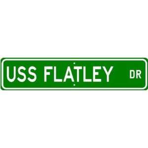  USS FLATLEY FFG 21 Street Sign   Navy