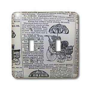  Florene Vintage   Antique Buggy Ad   Light Switch Covers 