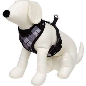   Adjustable Mesh Harness for Dogs in Black & Gray 