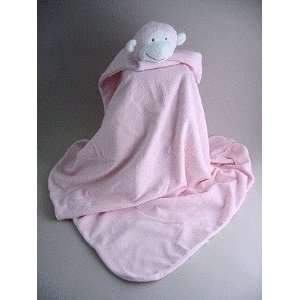   angel dear napping blanket   cashmere pink monkey Angel Dear Toys