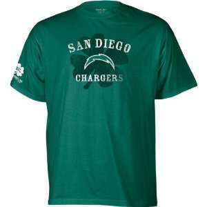  San Diego Chargers St. Patricks Day Distressed Logo T 