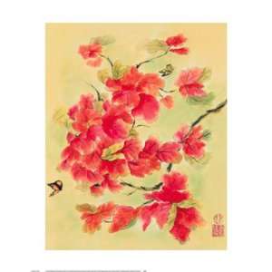 Suzanna Mah Fong Autumn Leaves II 19x24 Poster Print 