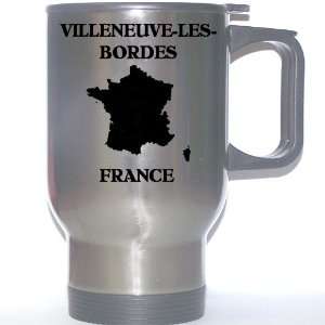  France   VILLENEUVE LES BORDES Stainless Steel Mug 