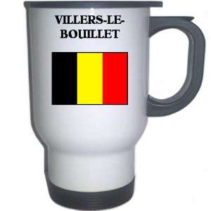  Belgium   VILLERS LE BOUILLET White Stainless Steel Mug 