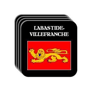 Aquitaine   LABASTIDE VILLEFRANCHE Set of 4 Mini Mousepad Coasters