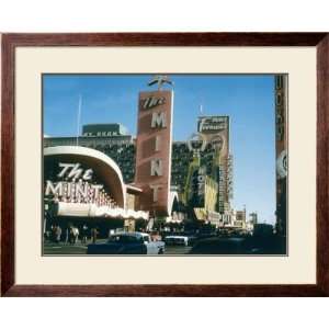  Las Vegas Mint, Fremont Hotel Framed Giclee Poster Print 