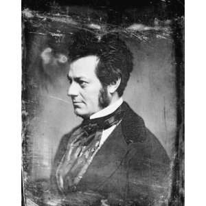  1840s photo Edwin Forrest, head and shoulders portrait 