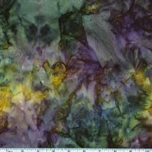  45 Wide Hand dyed Paradise Batik Forest Fabric By The 