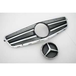 Mercedes Benz 2008 2012 C Class W204 Chrome Edged Front Sport Style 