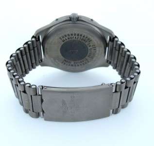   TITANIUM BREITLING CHRONOMETRE AEROSPACE QUARTZ WATCH 42mm 7  