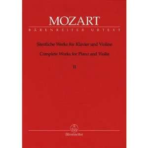  Mozart W.A.   Complete Works for Piano and Violin, Volume 