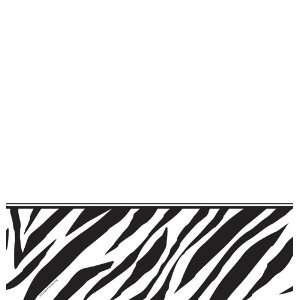  Animal Print Plastic Table Covers   Zebra 