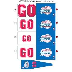   Los Angeles Clippers Animated 3 D Auto Spin Flags