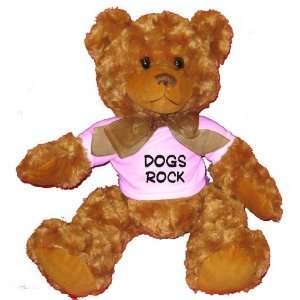  Dogs Rock Plush Teddy Bear with WHITE T Shirt Toys 
