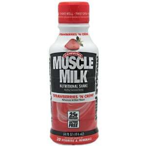  Cytosport Muscle Milk RTD, Strawberries N Creme, 12  14 