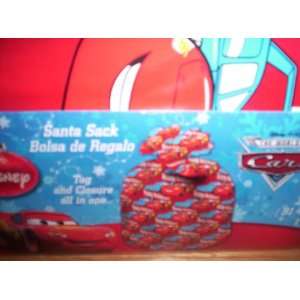   Santa sack/Cars Gift Bag/Lightning McQueen Gift bag 
