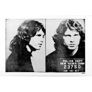  Jim Morrison New Haven Mugshot 1967 14x22 Vintage Style 
