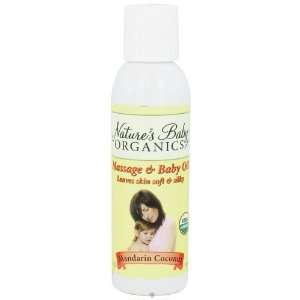  Organic Baby Oil   Mandarin/Coconut ( Double Pack) Health 