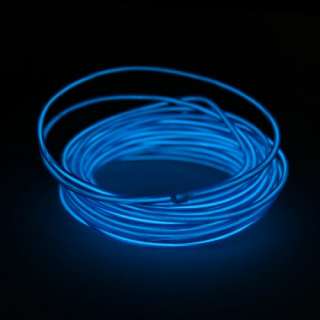 Customize your car or van with this bright blue neon EL wire.