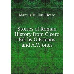   Cicero Ed. by G.E.Jeans and A.V.Jones Marcus Tullius Cicero Books