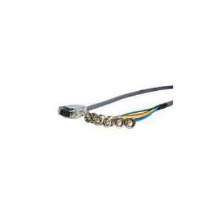   Resolution VGA/SVGA/XGA HD15 Plug to 5 BNC Plug Cables Electronics