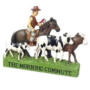  The Morning Commute Western Cowboy Christmas Ornament 