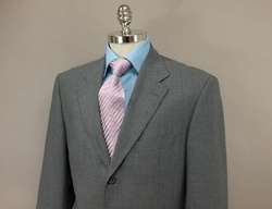 Hugo Boss Gray 3 Button Single Breast Suit 40 R NR  