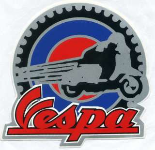 VESPA Scooter classic Vintage Bikes ATV Car Sticker Z20  