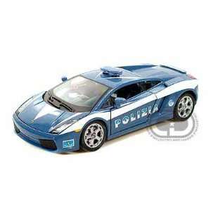  Lamborghini Gallardo Polizia 1/24 Blue Toys & Games