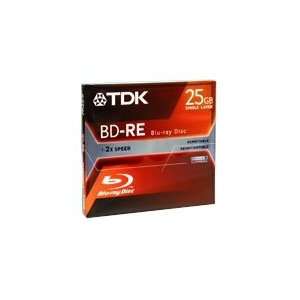  TDK 25GB Blu Ray Rewrite Media Electronics