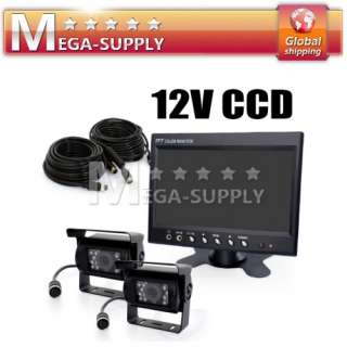Rear View Camera Monitor System For Bus Houseboat Truck