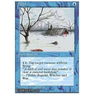  Flood (Magic the Gathering   4th Edition   Flood Near Mint 