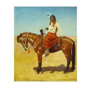  Apache Indian on Horseback Giclee Poster Print