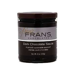 Frans Chocolates Dark Chocolate Sauce 11 oz  Grocery 