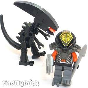 SW716 II   Lego Custom Alien vs Predator Minifigures   RARE   NEW 