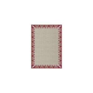 Vendor Development Group Dom 5X8 Red Iron Gate El5007 Outdoor Rugs