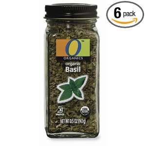 Organics Basil Leaves, 0.5 Ounce Jars (Pack of 6)  