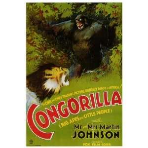  Congorilla Big Apes and Little People (1932) 27 x 40 Movie 