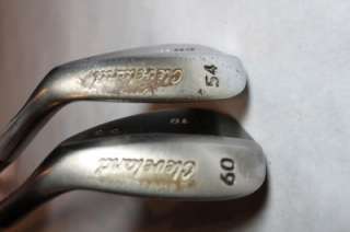 Cleveland CG10 54* Satin & 60* Gunmetal Wedge Set Steel Golf Club 