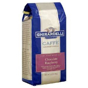  Ghirardelli, Coffee WhLB Choc Raspbry, 12 OZ (Pack of 6 