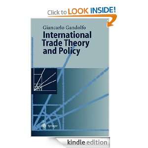   Trade Theory and Policy Giancarlo Gandolfo  Kindle Store